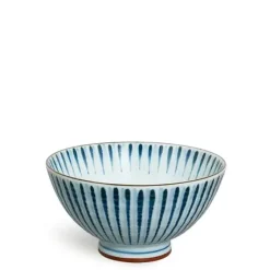 MIYA Company Hamon Blue Tokusa 4.5" Rice Bowl Outlet