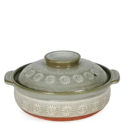 MIYA Company Hana-Mishima Donabe Casserole, 50 Oz. Discount