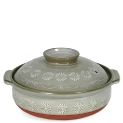 MIYA Company Hana-Mishima Donabe Casserole, 74 Oz. Discount