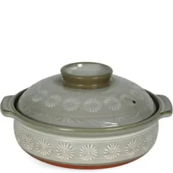 MIYA Company Hana-Mishima Donabe Casserole, 108 Oz. Outlet