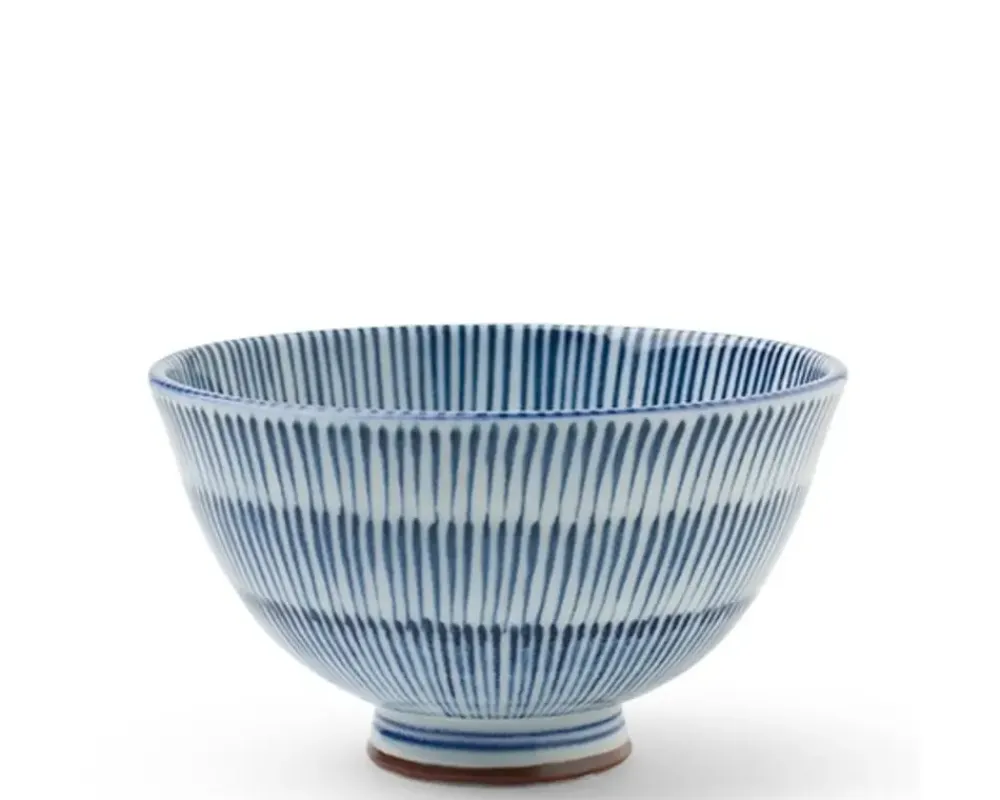 MIYA Company Hoso Tokusa 4.25" Rice Bowl