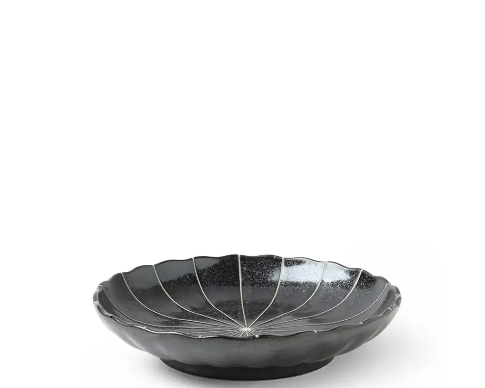 MIYA Company Kasa Lines Black 6.5" Plate Online