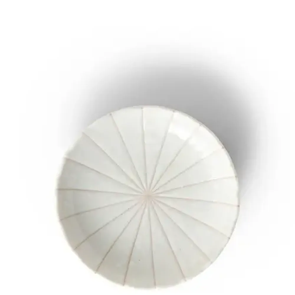 MIYA Company Kasa Lines White 4.75" Plate Sale