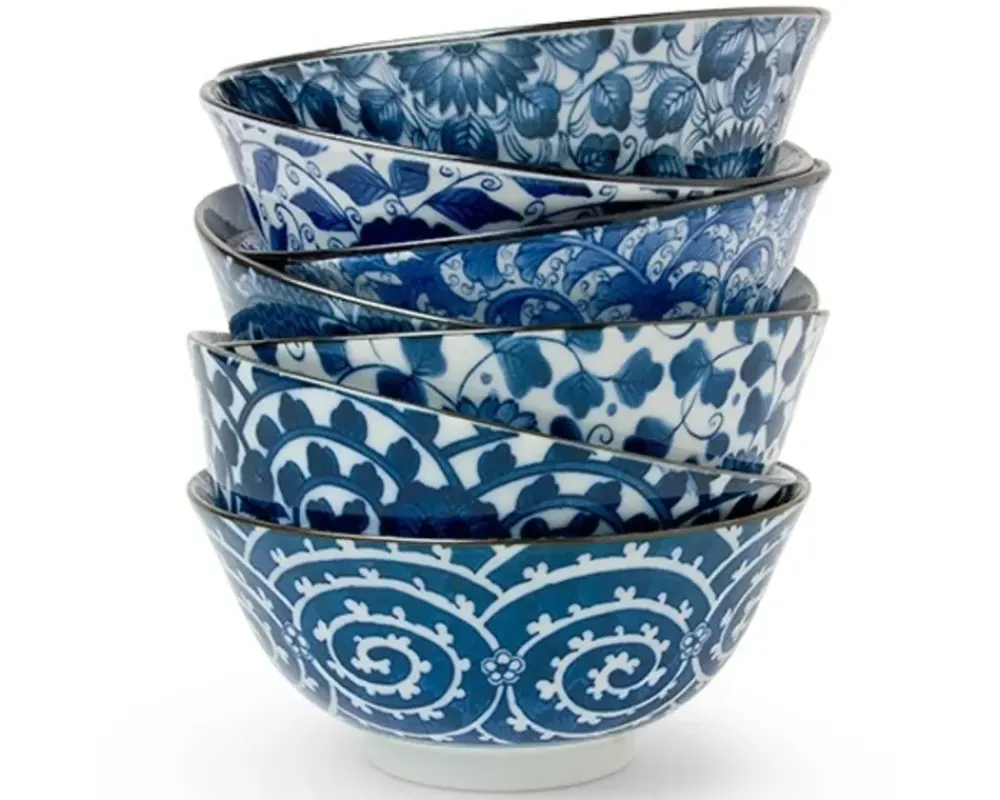 MIYA Company Kikuzome Karakusa 6" Bowl Outlet