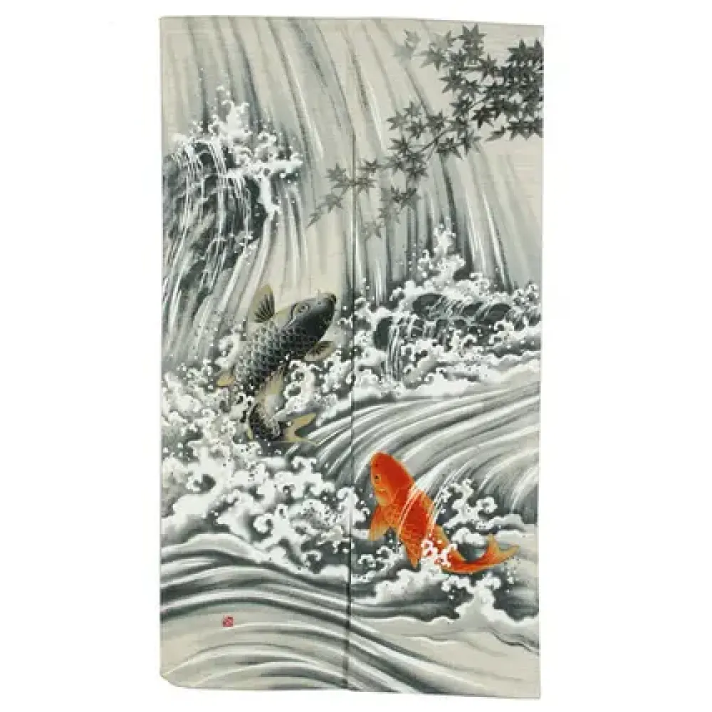 MIYA Company Koi Waterfall Noren Online
