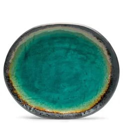MIYA Company Kosui Green 10.5" Oval Plate