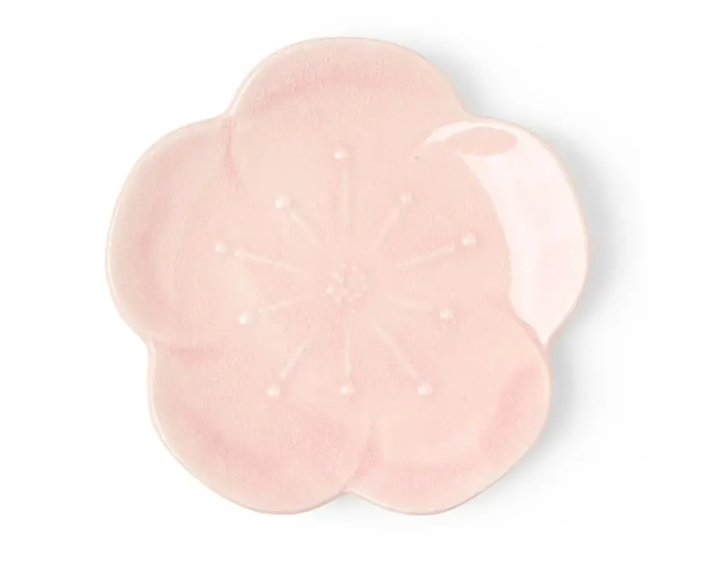 MIYA Company Leaf & Flower 4.75" Plate Set Clearance