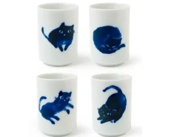 MIYA Company Midnight Blue Cat Cup Set Best