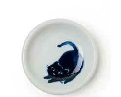 MIYA Company Midnight Blue Cat Dish Set Discount