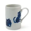 MIYA Company Midnight Blue Cat Mug Clearance