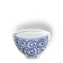 MIYA Company Mini Plate 3.75" Blue & White Teacup Karakusa Online