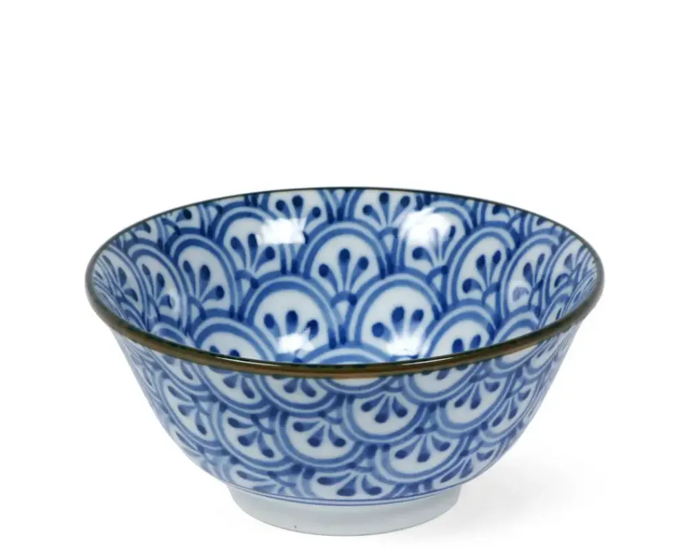 MIYA Company Monyou 6" Hana Seigaiha Bowl Best