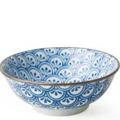 MIYA Company Monyou 7.5" Hana-Seigaiha Bowl Hot