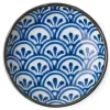 MIYA Company Monyou 4.5" Hana Seigaiha Plate