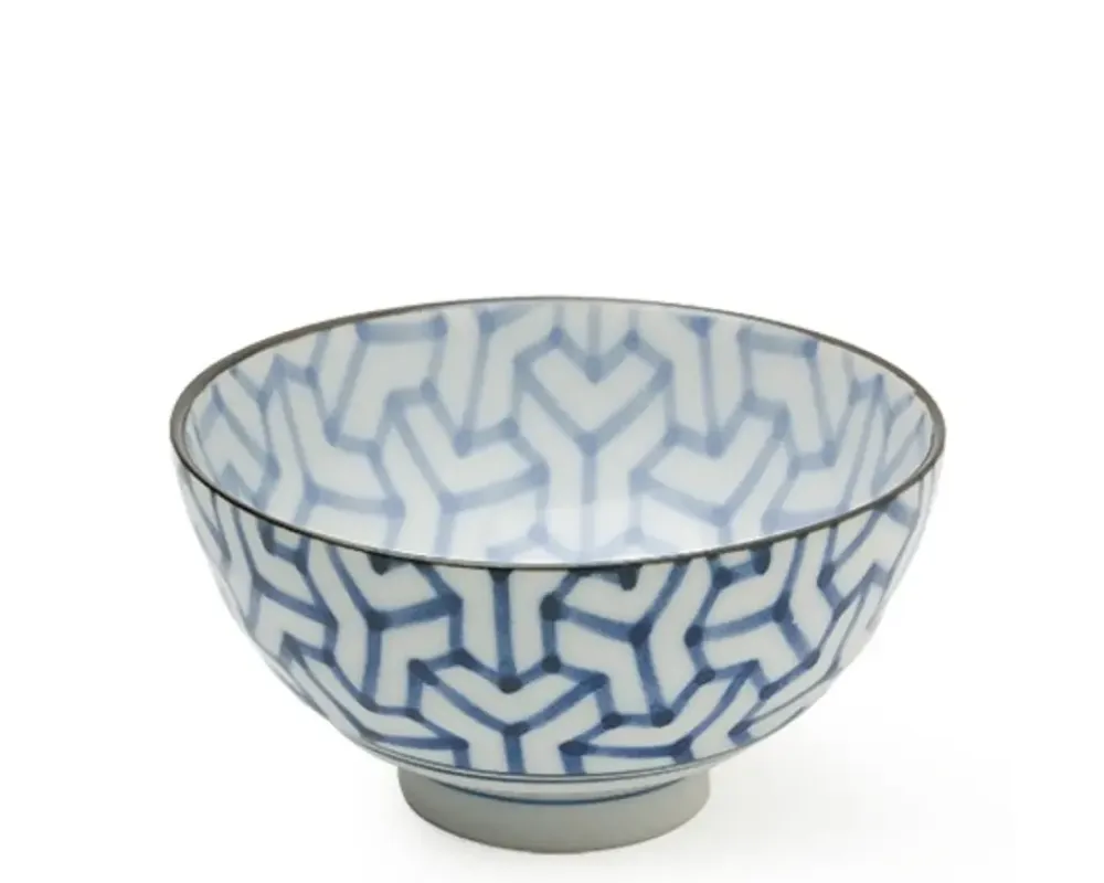 MIYA Company Monyou 4.25" Kumi Kikkou Rice Bowl Clearance