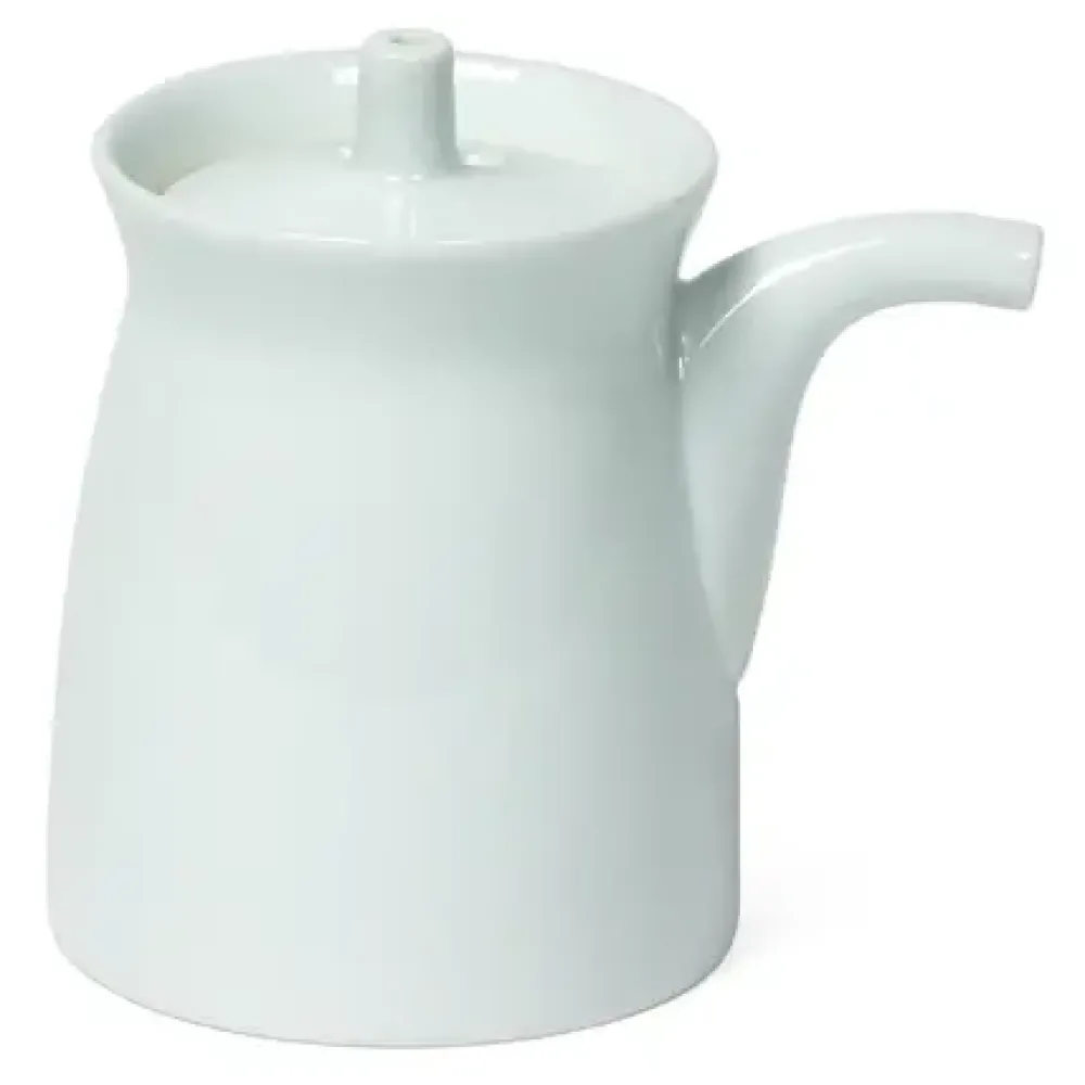 MIYA Company Mori 5 Oz. G-Type Sauce Pot- White Best