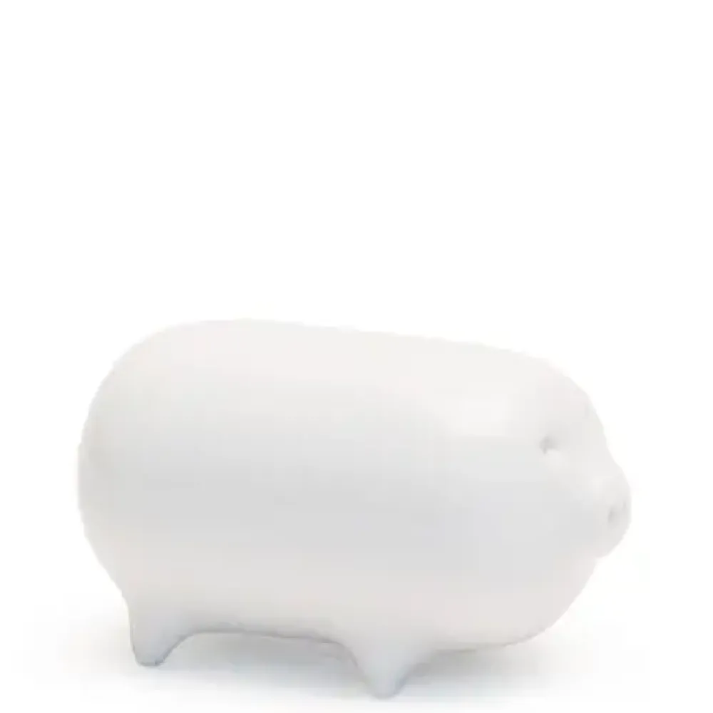 MIYA Company Mori Pig Figurine - White At Miya Hot