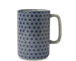 MIYA Company Mug Blue Asanoha 16 Oz. Best