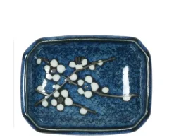 MIYA Company Namako Blossoms 3.5" X 2.5" Sauce Dish Clearance