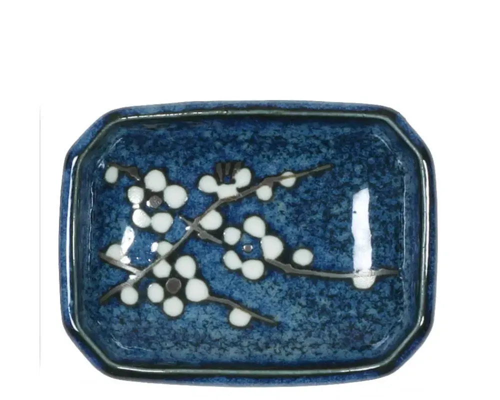 MIYA Company Namako Blossoms 3.5" X 2.5" Sauce Dish Clearance