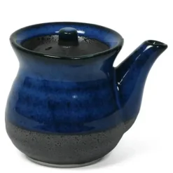 MIYA Company Namako Blue 8 Oz. Round Sauce Pot