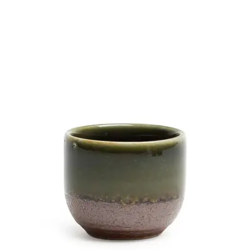 MIYA Company Oribe Green 1.2 Oz. Sake Cup Sale