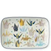 MIYA Company Origami Cranes 6.5" X 4.25" Plate - Blue Sale