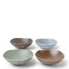 MIYA Company Pacific Forest Matte Sauce Dish Set 4-1/4" New