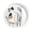 MIYA Company Piano Cat 6-1/8" Plate Online