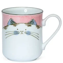 MIYA Company Pink Cat Mug Discount