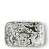 MIYA Company Plate Rectangle Happy Dinosaurs New