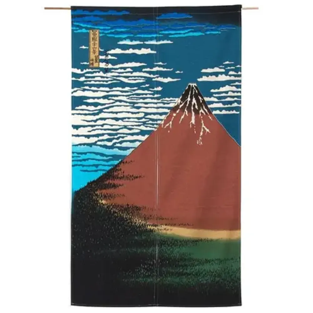 MIYA Company Red Mt. Fuji Noren Clearance