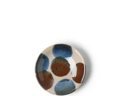 MIYA Company Rustic Blue & Brown 3.5" Sauce Dish Best