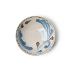 MIYA Company Rustic Blue Vines 5.75" Bowl Hot