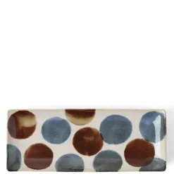 MIYA Company Rustic Dots Rectangle Plate Outlet