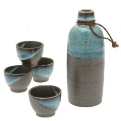MIYA Company Sake Set Black Sand Beach Hot