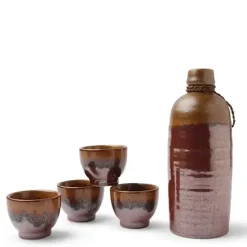 MIYA Company Sake Set Tetsuaka Kin Nagashi New
