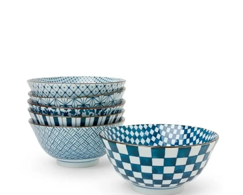 MIYA Company Sashiko Stitch 6" Bowl New