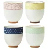 MIYA Company Sashiko Teacup Set 6 Oz.