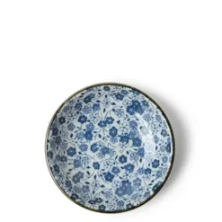 MIYA Company Sauce Dish Indigo Flowers Best