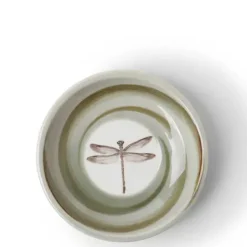 MIYA Company Sauce Dish 3-3/4" Spiral Dragonfly
