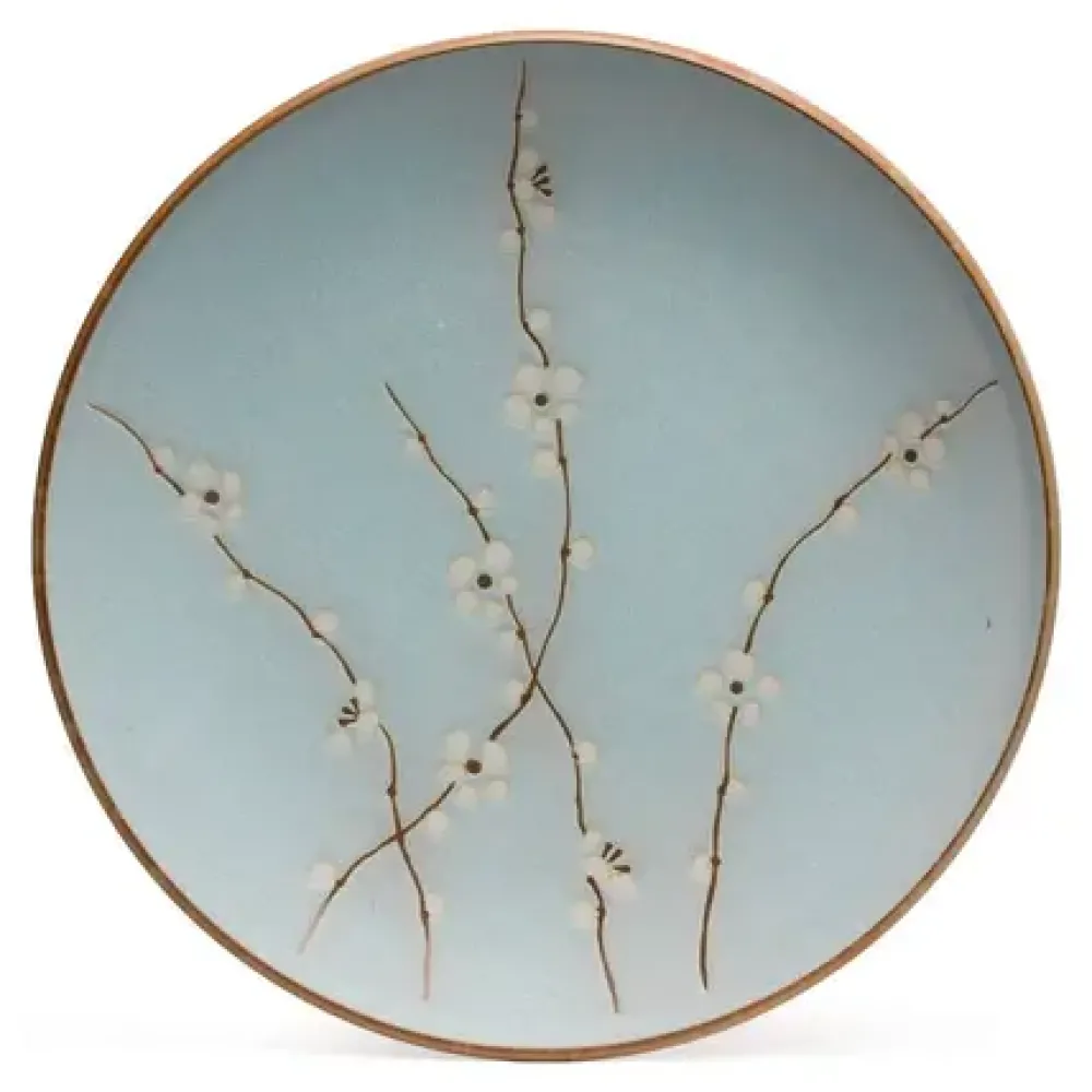 MIYA Company Spring Blossoms 11.25" Round Plate Best