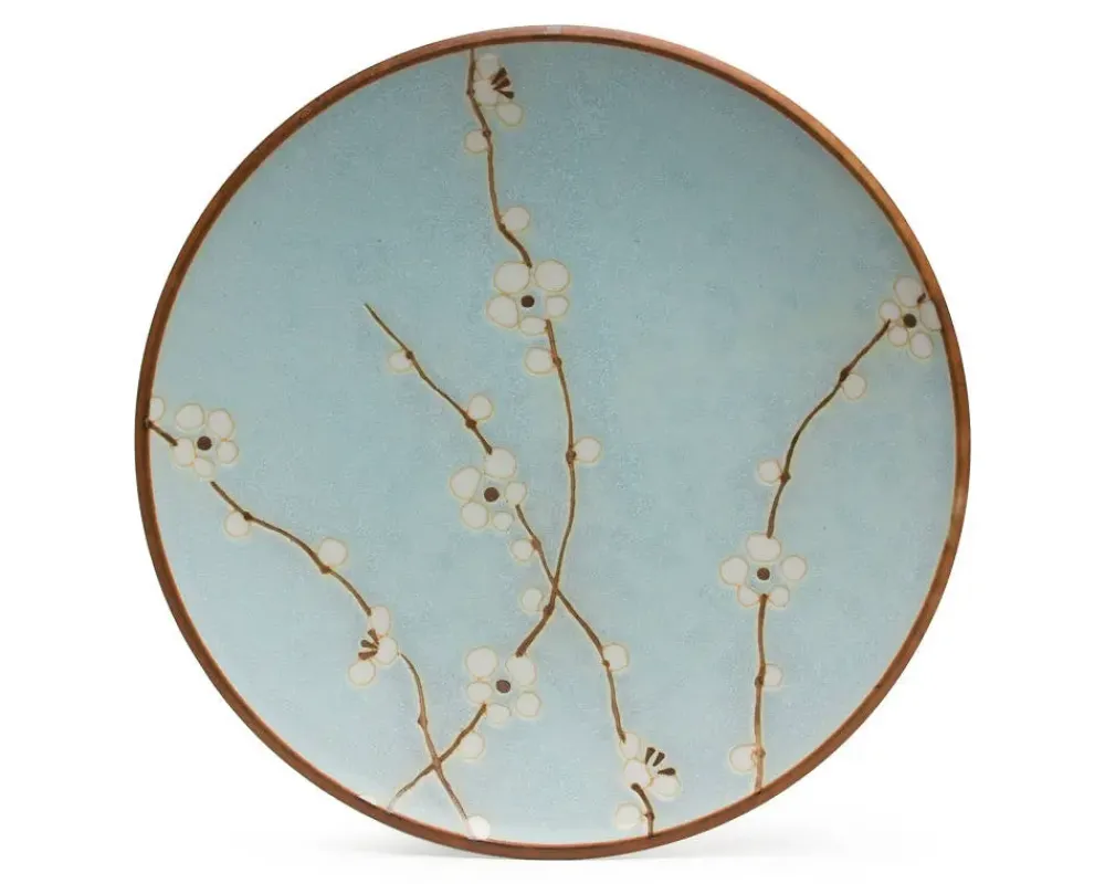 MIYA Company Spring Blossoms 9" Round Plate Hot