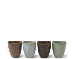 MIYA Company Teacup Pacific Forest Matte Set Of 4 Sale