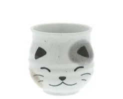 MIYA Company Teacup White Calico Cat Outlet