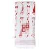 MIYA Company Tea Towel - Red Cats Clearance
