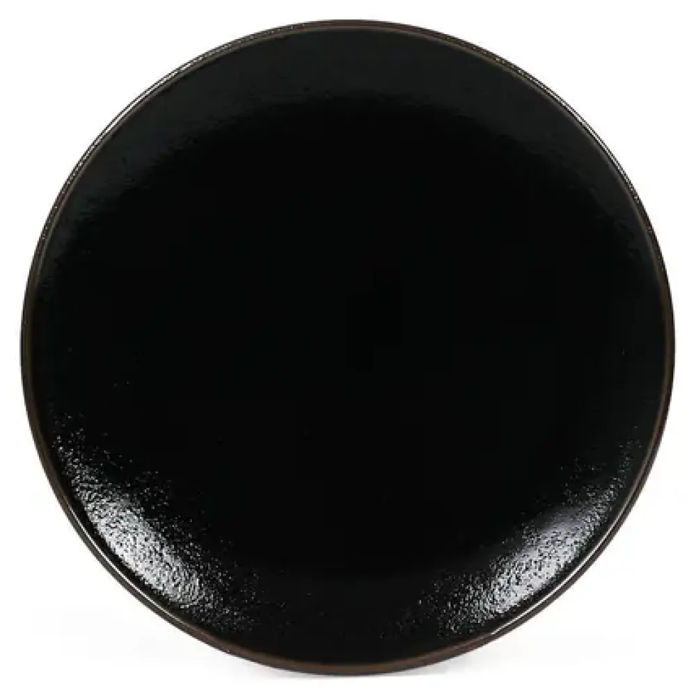 MIYA Company Tenmoku 11.25" Round Plate Clearance