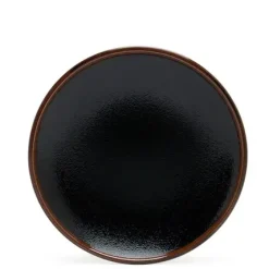 MIYA Company Tenmoku 6.5" Round Plate Discount