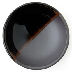 MIYA Company Tenmoku Stripe 3.25" Sauce Dish Clearance