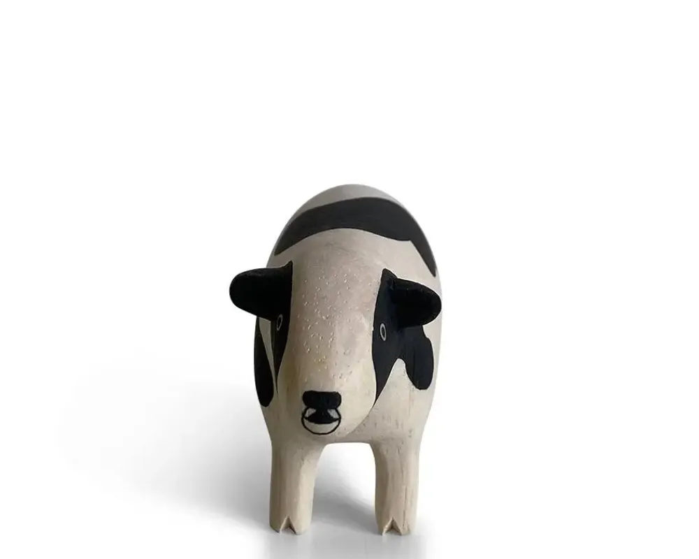 MIYA Company T-Lab Wooden Animal - Cow Clearance